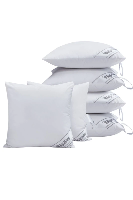 Image of Ezysleep Ezysleep X2 Goose Feather and Down Cushion Inner Pads in White Size: 45cm x 45cm White 45cm x 45cm Unisex 0721545366177
