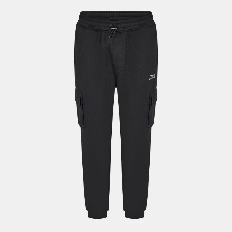 Image of Everlast Mens Utility Closed Hem Fleece Joggers Black male S