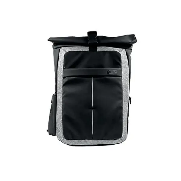 Image of Monolith Rolltop Business Laptop Backpack 17.2 Inch Two Tone Black/Grey 2000001503