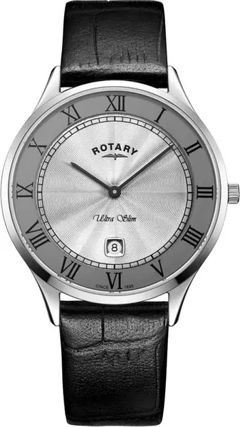 Image of Rotary Watch Ultra Slim Mens - Silver RTY-929