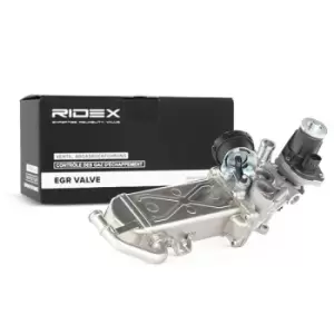 Image of RIDEX EGR valve 1145E0077 Exhaust gas recirculation valve,EGR VW,AUDI,SKODA,Passat Variant (3C5),GOLF VI (5K1)
