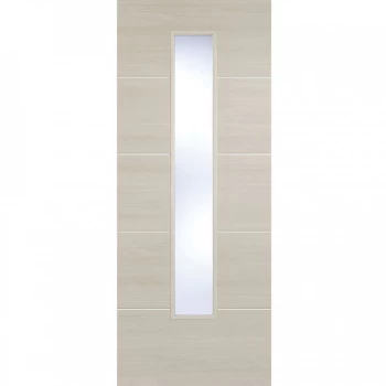 Image of LPD Santandor Fully Finished Ivory 1 Light Glazed Internal Door - 1981mm x 762mm (78 inch x 30 inch)