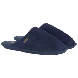 Image of Barbour Mens Foley Slippers Navy 7