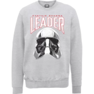 Image of Star Wars The Last Jedi Captain Phasma Mens Grey Sweatshirt - S - Grey