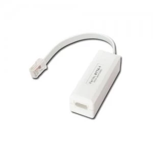 Image of Lindy 0.25m RJ-45/BT White