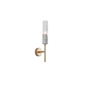 Image of Arkados Wall Light 1x G9 Max 9W Marble-Glass Gold Matt