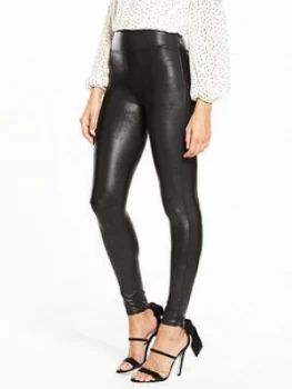 Image of Spanx Faux leather leggings Black