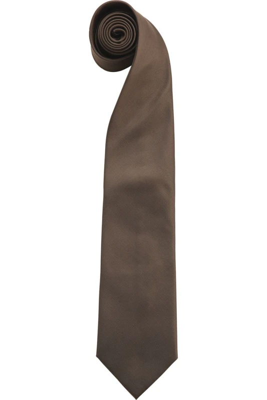 Image of Premier Premier Men Fashion ”ColoursWork Clip On Tie Pack of 2 in Brown Brown One Size Male 5059269153632