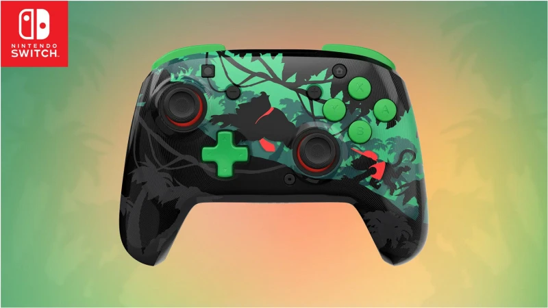 Image of TURTLE BEACH Rematch Wireless Controller for Nintendo Switch - Donkey Kong 840454400823
