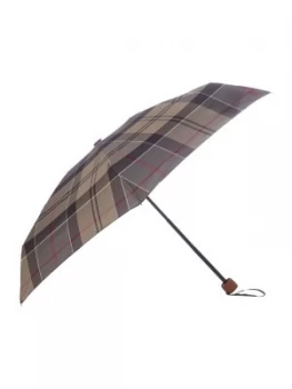 Image of Barbour Tartan Handbag Umbrella Olive
