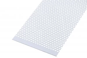 Image of Wickes Metal Sheet Perforated Round Hole 4.0mm Anodised Aluminium 250 x 500mm