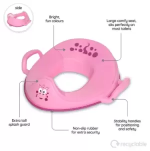 Image of My Carry Potty Little Trainer Seat - Pink Dragon