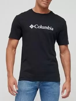 Image of Columbia CSC Basic Logo T-Shirt - Black, Size L, Men