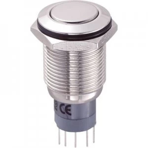Image of TRU COMPONENTS LAS2GQF 11ZNP Tamper proof pushbutton 250 V AC 3 A 1 x OnOn latch