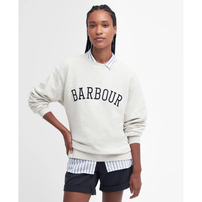 Image of Barbour Barbour Northumberland Sweatshirt - Cream Cream 16