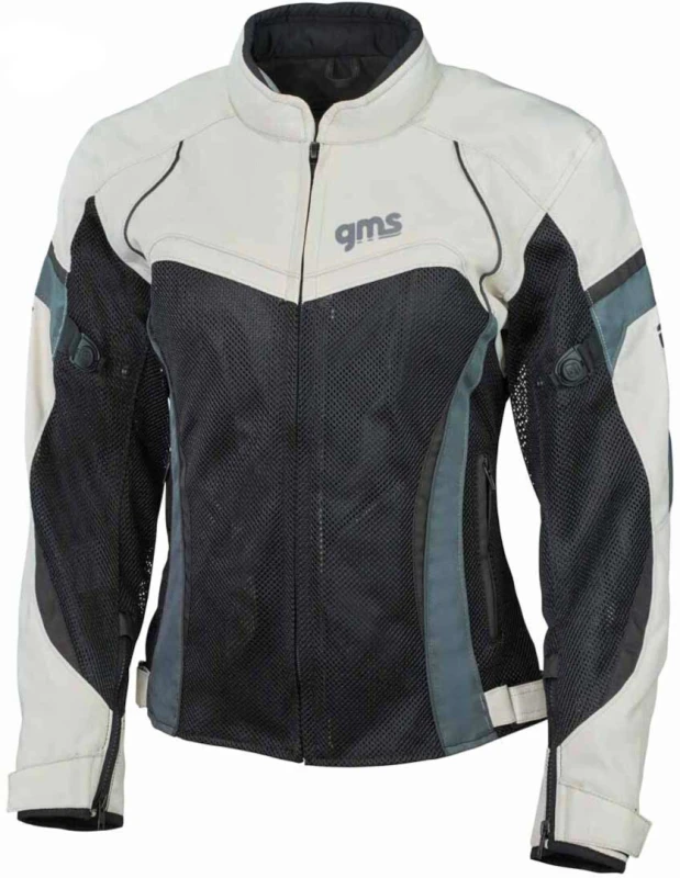 Image of GMS Tara Mesh Ladies Motorcycle Textile Jacket, black-beige, Size 6XL for Women