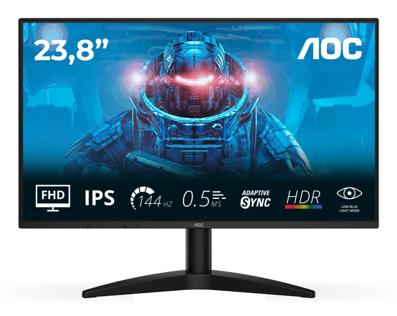 Image of AOC 24B36X Full HD 24" IPS WLED Gaming Monitor - Black 4038986143073