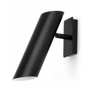 Image of Faro Barcelona - Link Black wall light 1 bulb