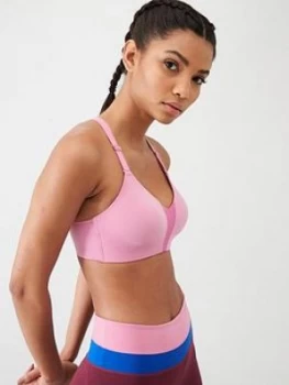 Image of Nike Firm Support Rival Bra - Flamingo, Flamingo, Size 32A, Women