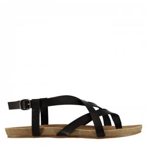Image of Blowfish Golden Womens Sandals - Black