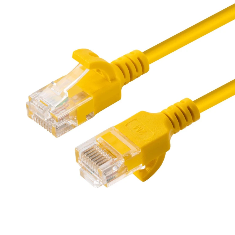 Image of Microconnect V-UTP6A075Y-SLIM networking cable Yellow 7.5 m Cat6a U/UT