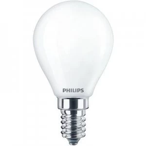 Image of Philips Lighting LED (monochrome) EEC A++ (A++ - E) E14 6.5 W = 60 W Cool white (Ø x L) 45mm x 45mm