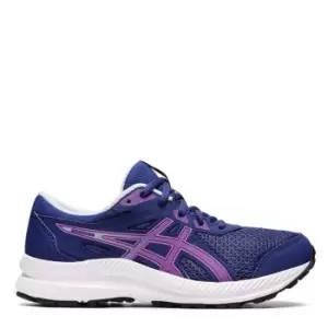 Image of Asics Contend 8 GS Jnr Running Shoes - Blue