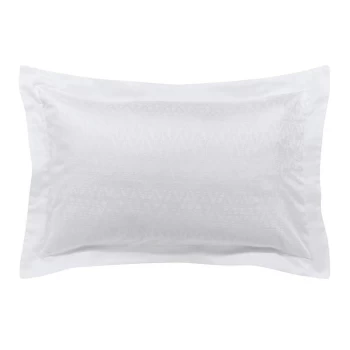 Image of Bedeck of Belfast Kham Oxford Pillowcase - WHITE