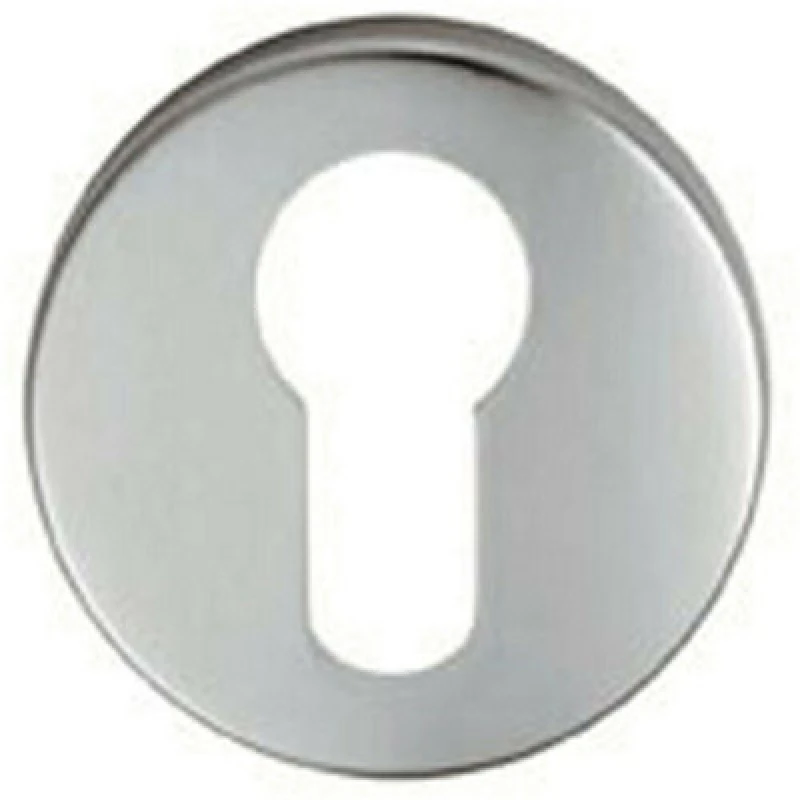 Image of Loops 52mm Euro Profile Open Escutcheon 8mm Depth Concealed Fix Satin Aluminium Multi unisex