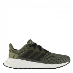 Image of adidas Falcon Trainers Junior Boys - Khaki/Blk/Wht