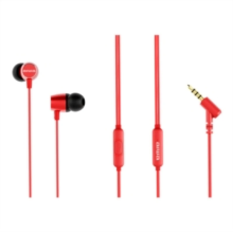 Image of Aiwa ESTM-30RD Ultra Compact Dynamic In-Earphone (Red)