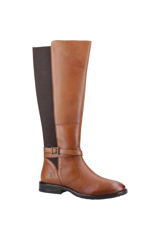 Image of Hush Puppies 'Victoria' Long Boots Tan female
