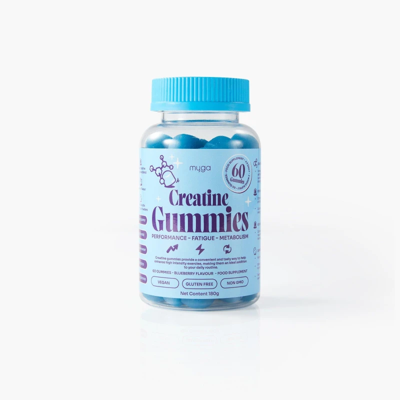 Image of Myga Creatine Gummies 60 Gummies Blue unisex One Size