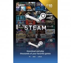 Image of Steam Wallet Card 10 GBP