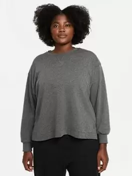 Image of Nike Training Core Sweat Top - Grey