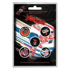 Image of Judas Priest - Turbo Button Badge Pack