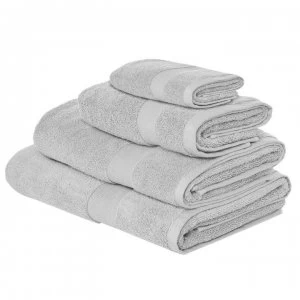 Image of Hotel Collection Velvet Touch Bath Sheet - Silver