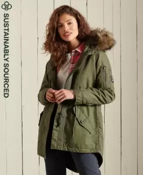 Image of Superdry Military Fishtail Parka Coat