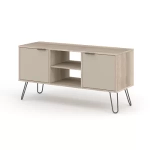 Image of Augusta Driftwood 2 door flat screen TV unit