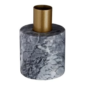 Image of Premier Housewares Lamonte Candle Holder - Grey Marble