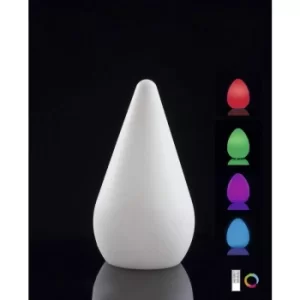 Image of Palma Induction LED RGB Outdoor Table Lamp IP44, opal white