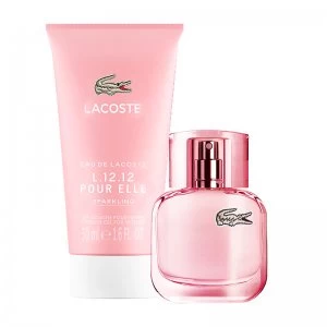 Image of Lacoste L.12.12 Pour Elle Sparkling Gift Set 90ml