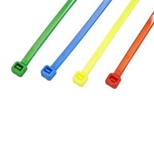 Image of BQ Multicolour Cable Ties L200mm Pack of 100