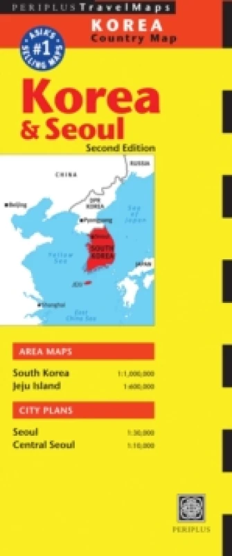 Image of Korea & Seoul Travel Map Second Edition Sheet map, folded
