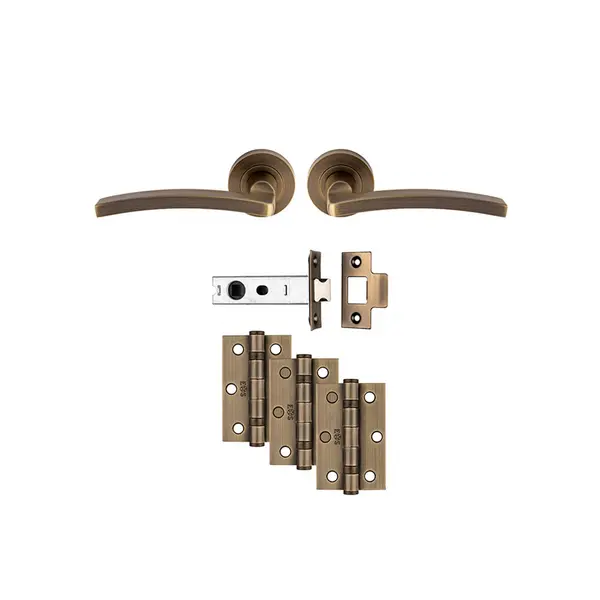 Image of Tavira Latch Pack, Antique Brass