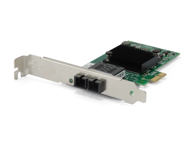 Image of LevelOne Gigabit Fiber PCIe Network Card. 1 x SC Multi-Mode Fiber. Low