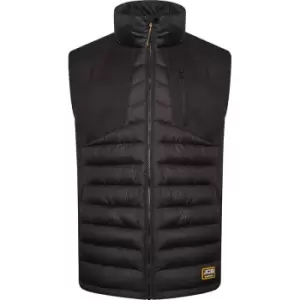 Image of JCB Trade Padded Gilet in Black, Size Medium