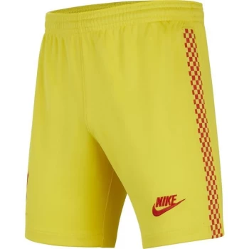 Image of Nike Liverpool Third Shorts 2021 2022 Junior - Yellow