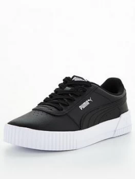 Image of Puma Puma Carina L, Black/White, Size 3, Women