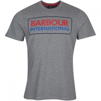 Image of Barbour International Event Logo Tee - Anthracite GY57